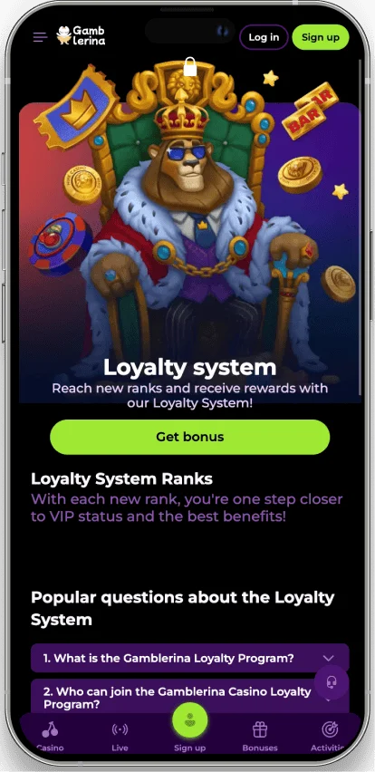 gamblerina app